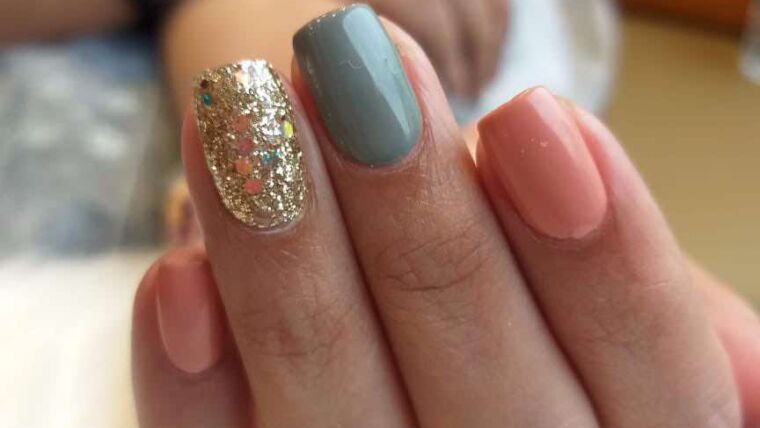 Multi Color Glittery Nail Extensions By Holy Nails Pune