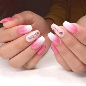 Ombré gradient nail art Pune by Holy Nails