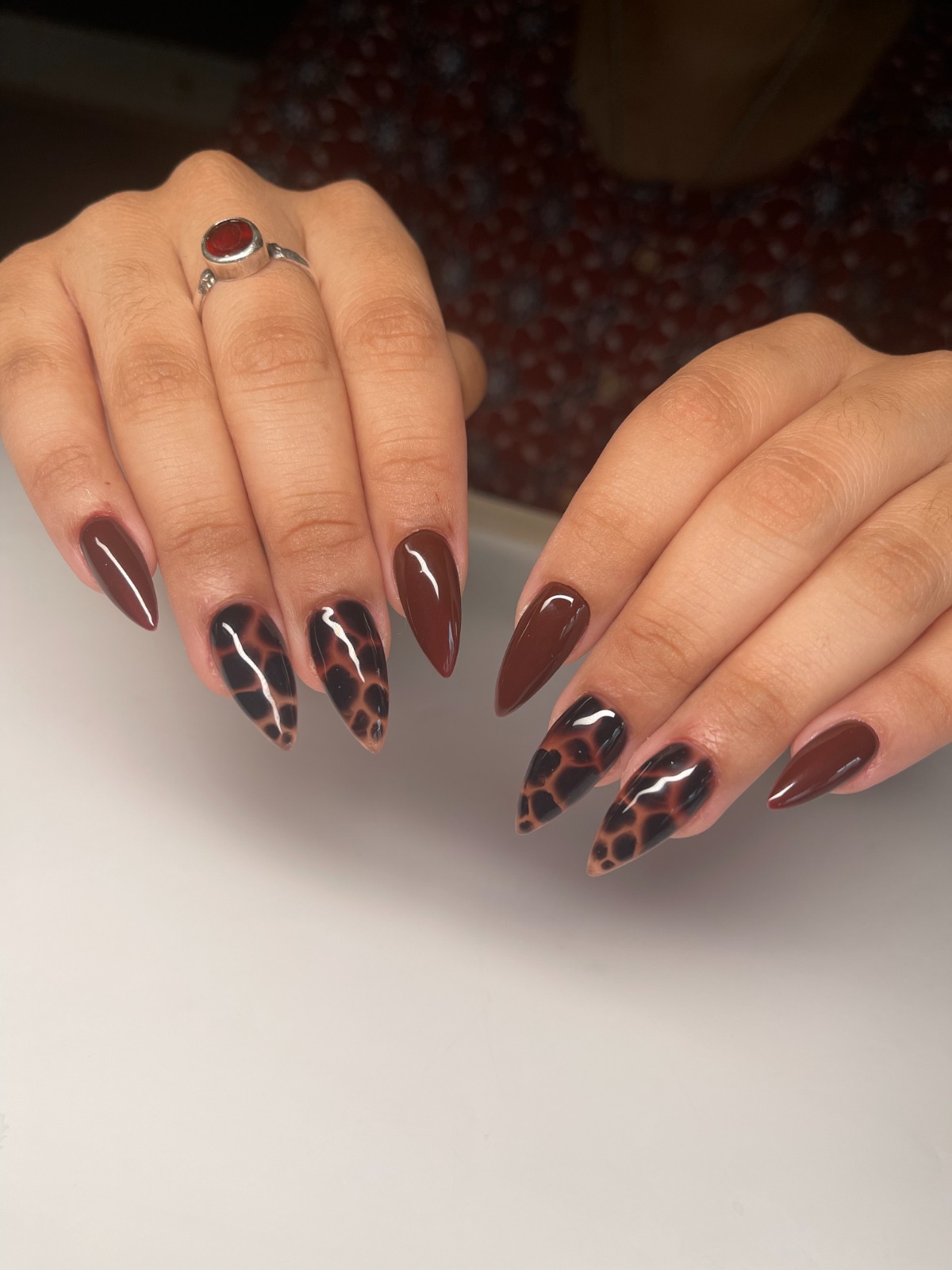 Print nail art bridal Pune — Holy Nails